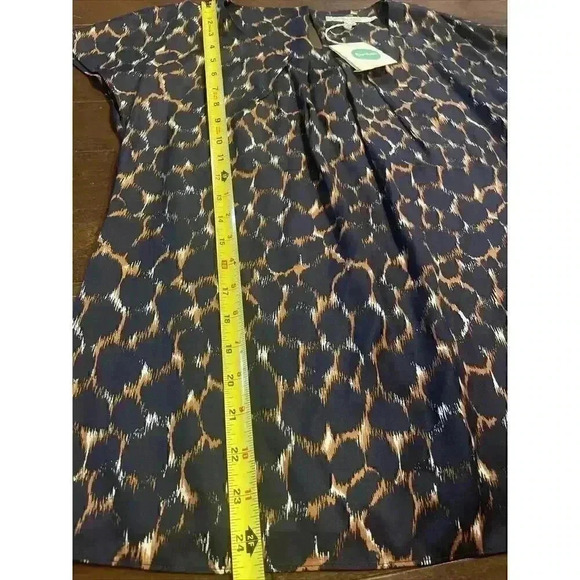 Boden 2-Piece Set Dress Outfit Silk Top Blouse Pencil Skirt Navy Work Office 6R - Picture 7 of 16